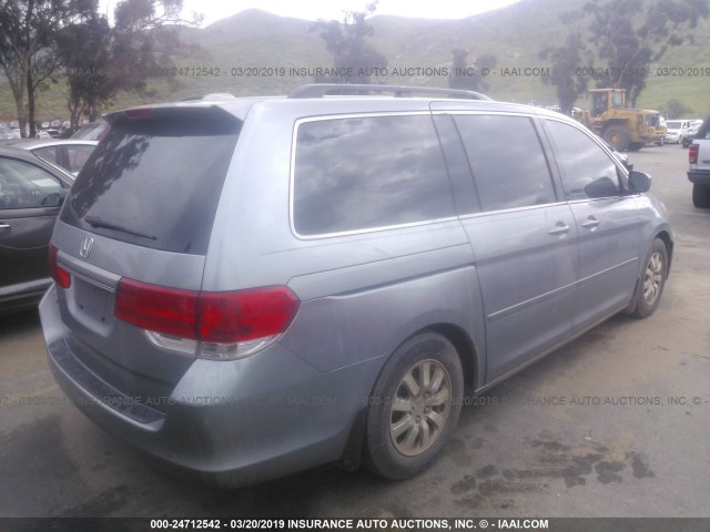 5FNRL38648B116372 - 2008 HONDA ODYSSEY EXL SILVER photo 4