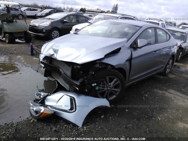 5NPD84LF2HH087013 - 2017 HYUNDAI ELANTRA SE/VALUE/LIMITED GRAY photo 2