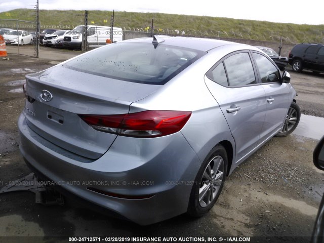 5NPD84LF2HH087013 - 2017 HYUNDAI ELANTRA SE/VALUE/LIMITED GRAY photo 4