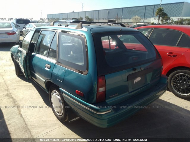 3MAPM15J0PR646689 - 1993 MERCURY TRACER GREEN photo 3