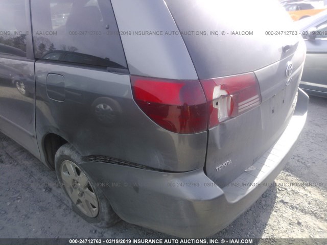 5TDZA22C64S216140 - 2004 TOYOTA SIENNA XLE/XLE LIMITED GRAY photo 6