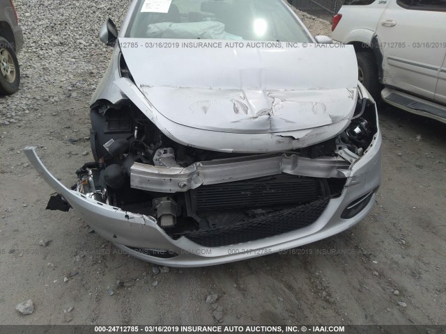 1C3CDFBH2DD117833 - 2013 DODGE DART SXT SILVER photo 6