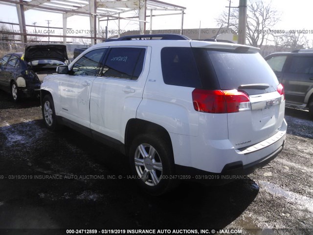 2GKFLWEK3F6172865 - 2015 GMC TERRAIN SLE WHITE photo 3