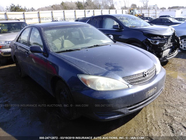 4T1BE32K53U227672 - 2003 TOYOTA CAMRY LE/XLE/SE BLUE photo 1