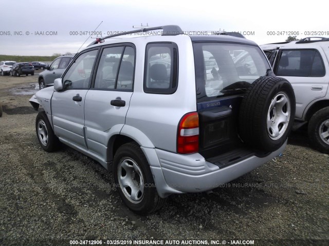 JS3TE62VXY4101319 - 2000 SUZUKI GRAND VITARA JLS/LIMITED SILVER photo 3