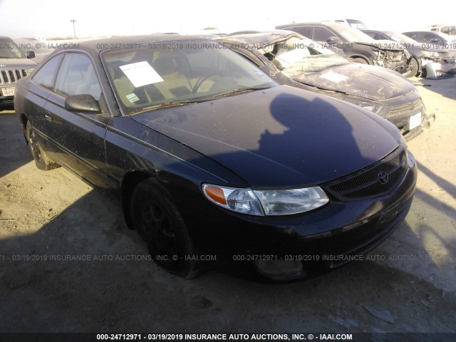 2T1CG22P51C479537 - 2001 TOYOTA CAMRY SOLARA SE BLACK photo 1