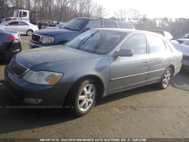 4T1BF28B31U191749 - 2001 TOYOTA AVALON XL/XLS Light Blue photo 2