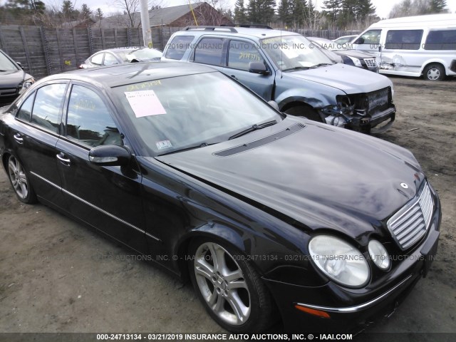 WDBUF83J54X121251 - 2004 MERCEDES-BENZ E 500 4MATIC BLACK photo 1