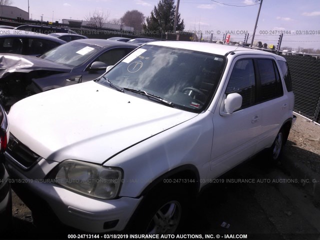 JHLRD1871YS018237 - 2000 HONDA CR-V SE/EX WHITE photo 2