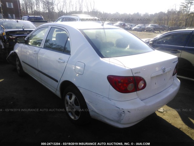 1NXBR32E46Z683682 - 2006 TOYOTA COROLLA CE/LE/S WHITE photo 3