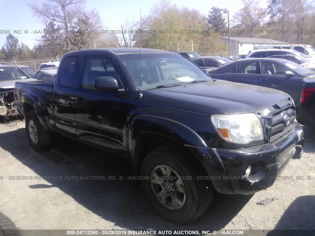 5TETU62N65Z074933 - 2005 TOYOTA TACOMA PRERUNNER ACCESS CAB BLACK photo 1