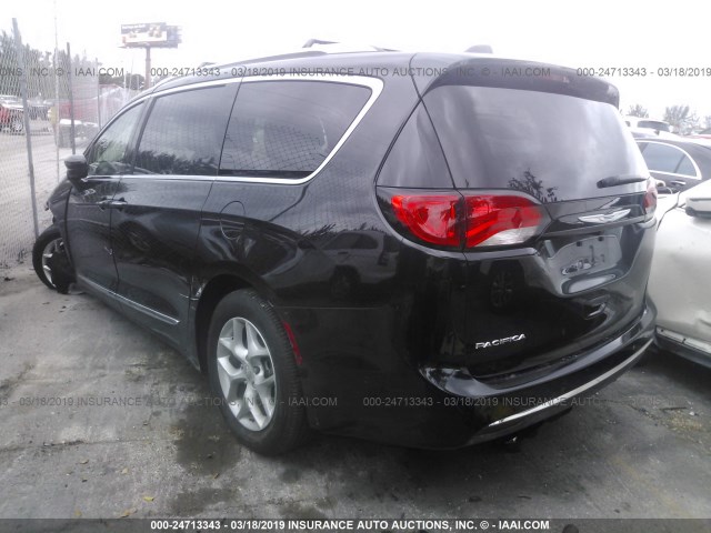 2C4RC1EG9JR122499 - 2018 CHRYSLER PACIFICA TOURING L PLUS BLACK photo 3