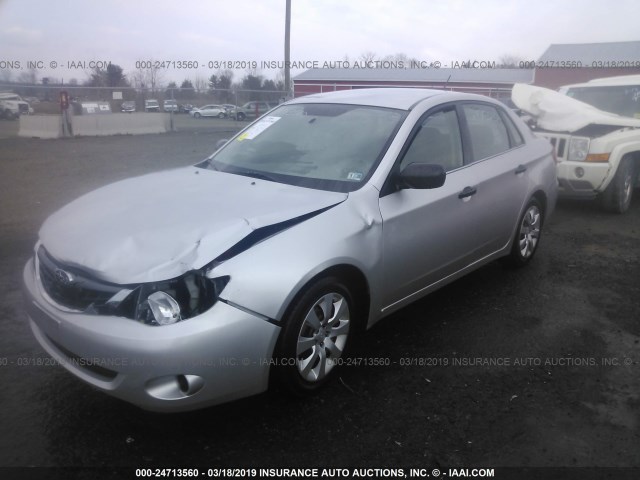 JF1GE61698H520299 - 2008 SUBARU IMPREZA 2.5I SILVER photo 2