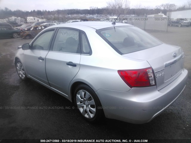 JF1GE61698H520299 - 2008 SUBARU IMPREZA 2.5I SILVER photo 3