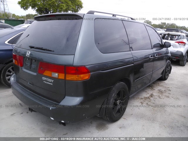 5FNRL18023B148472 - 2003 HONDA ODYSSEY EXL GRAY photo 4