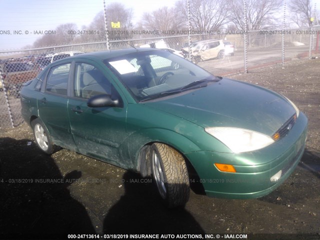 1FAFP38382W119412 - 2002 FORD FOCUS ZTS GREEN photo 1