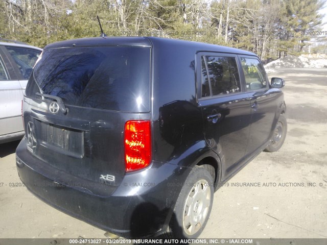 JTLKE50E781017391 - 2008 TOYOTA SCION XB 黑色 照片 4