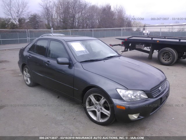 JTHBD182910006677 - 2001 LEXUS IS 300 GRAY photo 1