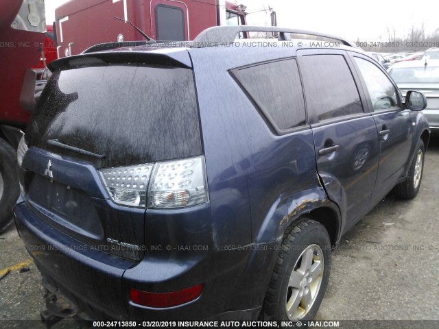 JA4MS31XX7Z012455 - 2007 MITSUBISHI OUTLANDER ES/LS ლურჯი ფოტო 4