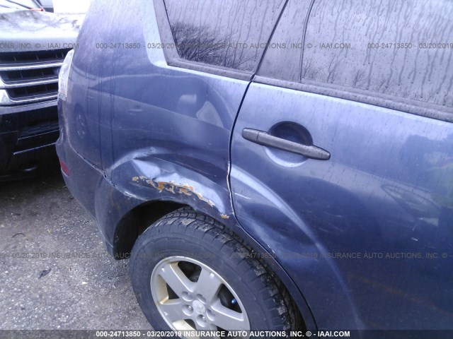 JA4MS31XX7Z012455 - 2007 MITSUBISHI OUTLANDER ES/LS ლურჯი ფოტო 6