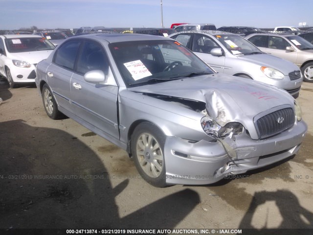 KMHWF35H64A039437 - 2004 HYUNDAI SONATA GLS/LX SILVER photo 1