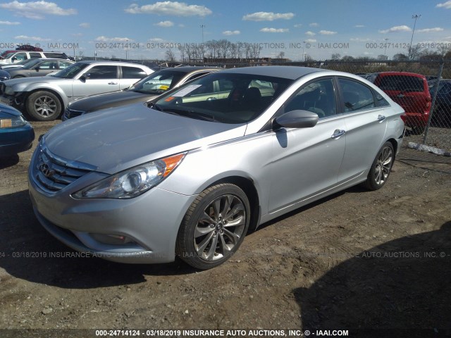 5NPEC4AB0BH268282 - 2011 HYUNDAI SONATA SE/LIMITED SILVER photo 2