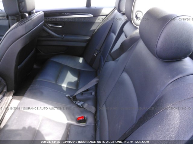 WBAXH5C57CDW03999 - 2012 BMW 528 XI GRAY photo 8