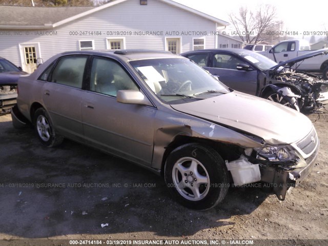 4T1BF28B2YU093757 - 2000 TOYOTA AVALON XL/XLS TAN photo 1