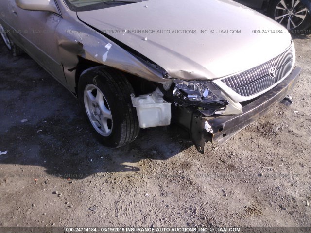 4T1BF28B2YU093757 - 2000 TOYOTA AVALON XL/XLS TAN photo 6