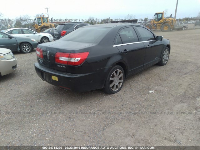 3LNHM26156R613660 - 2006 LINCOLN ZEPHYR BLACK photo 4