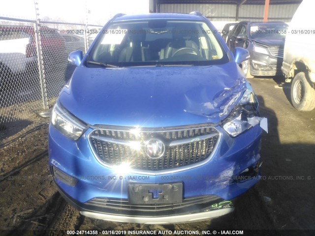 KL4CJASB2JB652892 - 2018 BUICK ENCORE PREFERRED Көк фото 6