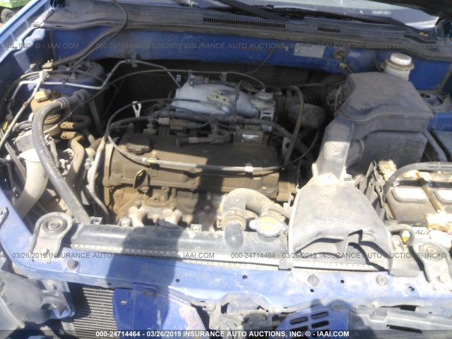 JA4LX41G73U028865 - 2003 MITSUBISHI OUTLANDER XLS BLUE photo 10