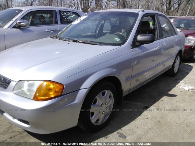 JM1BJ2224Y0266018 - 2000 MAZDA PROTEGE DX/LX SILVER photo 2