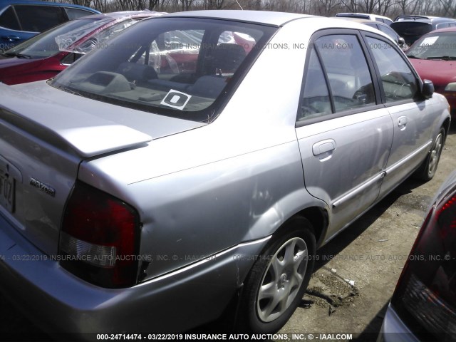 JM1BJ2224Y0266018 - 2000 MAZDA PROTEGE DX/LX SILVER photo 4