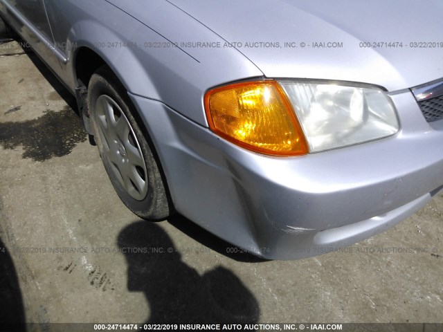 JM1BJ2224Y0266018 - 2000 MAZDA PROTEGE DX/LX SILVER photo 6