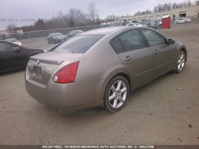 1N4BA41E45C835540 - 2005 NISSAN MAXIMA SE/SL GOLD photo 4