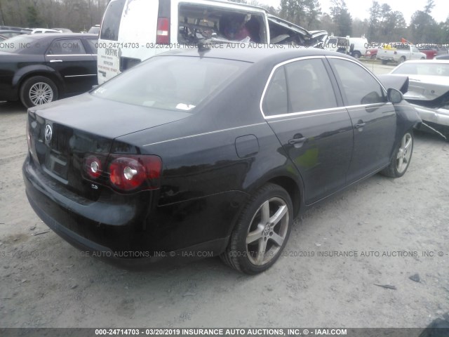 3VWRM71K29M145911 - 2009 VOLKSWAGEN JETTA SE/SEL BLACK photo 4