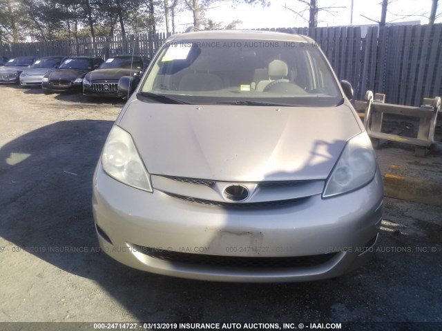 5TDZA23C05S244595 - 2005 TOYOTA SIENNA CE/LE BEIGE photo 6