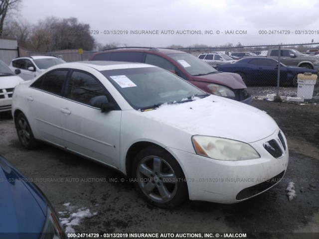 1G2ZH558464225619 - 2006 PONTIAC G6 GT WHITE photo 1