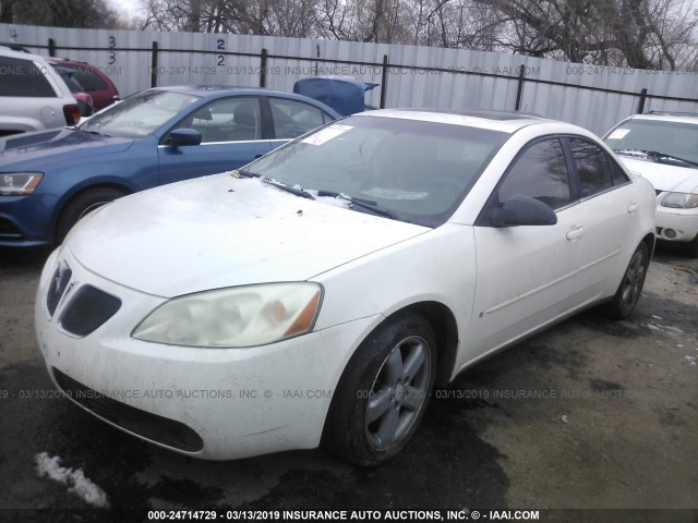 1G2ZH558464225619 - 2006 PONTIAC G6 GT WHITE photo 2