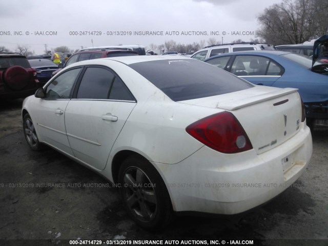 1G2ZH558464225619 - 2006 PONTIAC G6 GT WHITE photo 3