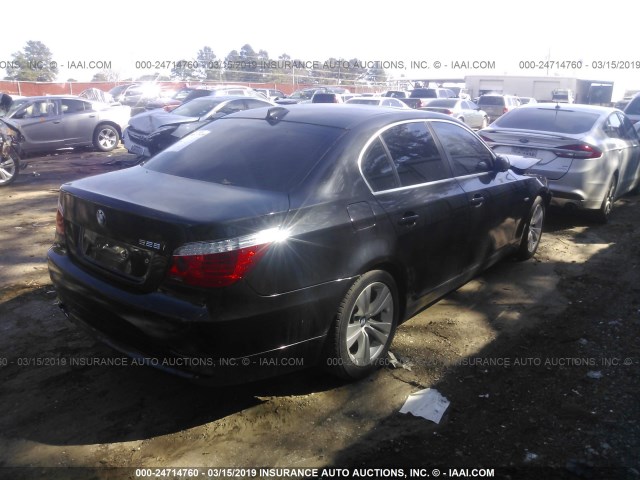 WBANU5C5XAC126264 - 2010 BMW 528 BLACK photo 4