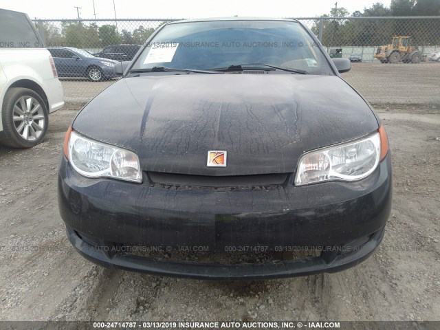 1G8AN12F04Z118557 - 2004 SATURN ION LEVEL 2 BLACK photo 6