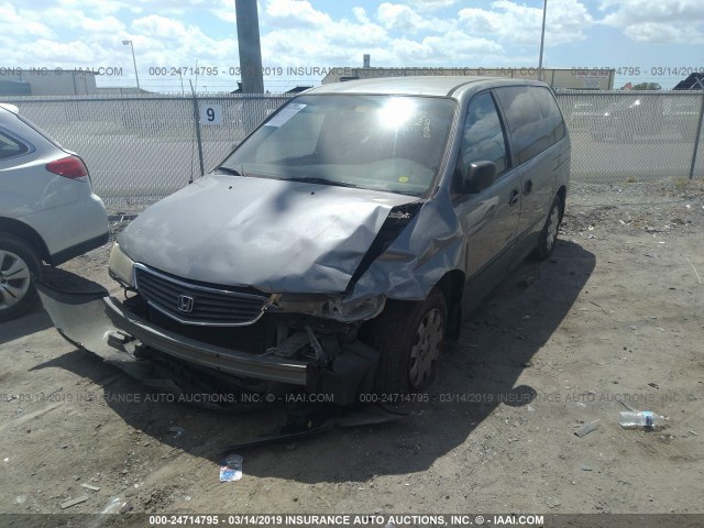 2HKRL1856YH012320 - 2000 HONDA ODYSSEY LX GRAY photo 2