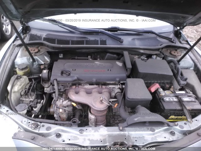 4T4BE46K18R046307 - 2008 TOYOTA CAMRY CE/LE/XLE/SE GREEN photo 10