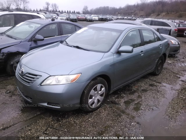 4T4BE46K18R046307 - 2008 TOYOTA CAMRY CE/LE/XLE/SE GREEN photo 2