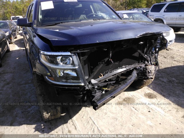 1GNSKHKC0KR178022 - 2019 CHEVROLET SUBURBAN K1500 LT BLUE photo 6