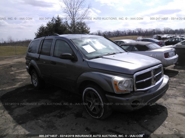 1D4HB48N46F160041 - 2006 DODGE DURANGO SLT GRAY photo 1