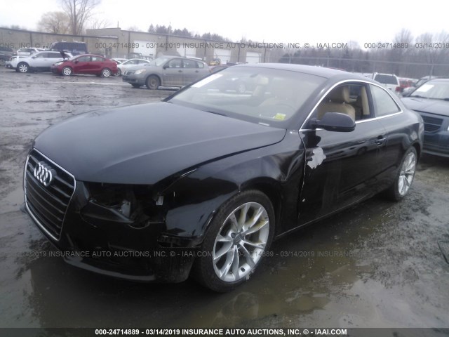 WAUGFAFR7EA056959 - 2014 AUDI A5 PREMIUM BLACK photo 2