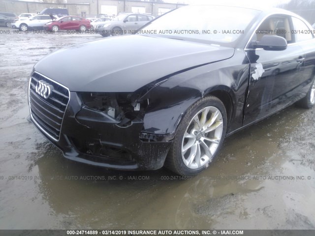 WAUGFAFR7EA056959 - 2014 AUDI A5 PREMIUM BLACK photo 6